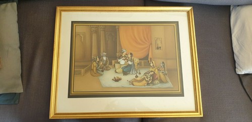 Tableau indien grande peinture - tableau,