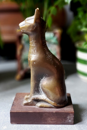 Statuette chat égyptien - statuette,