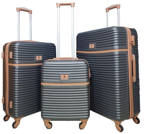 Set valises rigides grises - rigides,