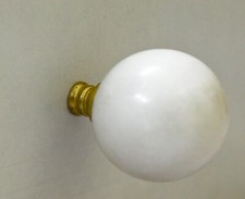 Bouton décoratif de tiroir d'armoire en marbre de forme ronde, boutons à bill...