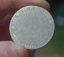 RARE VTG. WINCHESTER WESTERN TRICK TARGET COIN TOKEN EXHIBITION SHOOTING SHOWS