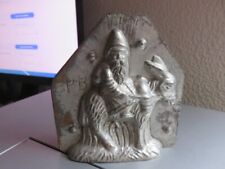 Très ancien moule à chocolat en fer blanc