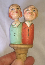 ANCIEN BOUCHON SCULPTURE BOIS