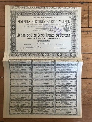 Moteurs electriques a vapeur - moteurs, &