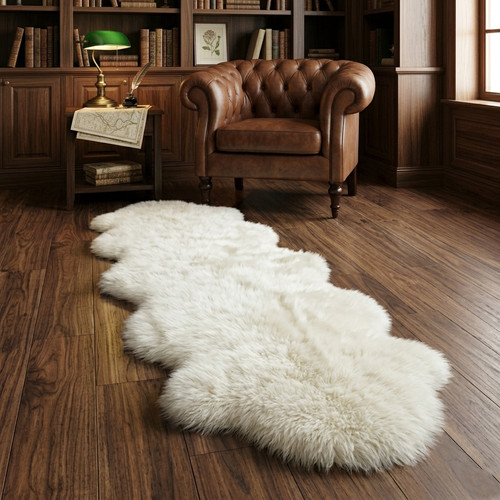 Tapis peau mouton - tapis,