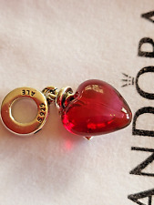 charm Pandora COEUR ROSE