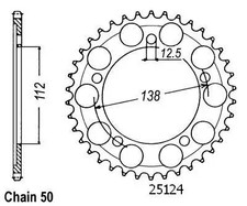 Couronne Cbr 900 Rr Fireblade - 530 - 42 Dents - Similaire JTR302