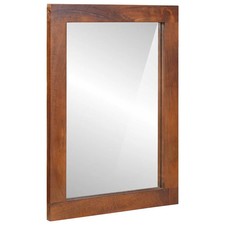 Miroir rectangulaire marron - rectangulaire,
