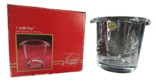 Vintage Crystal d'Arques Ice Bucket Epi Size In Original Box France