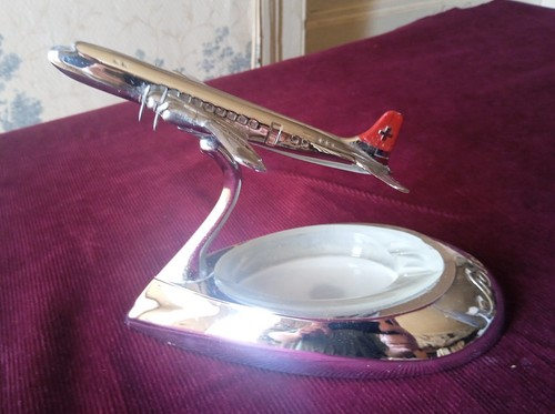 Swissair cendrier avion - cendrier,
