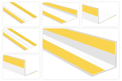 Barre plate pvc - pvc, hexim