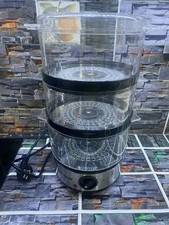 Cuiseur vapeur Techwood — 3 étages / 38 cm — Très bon état - 400 W 