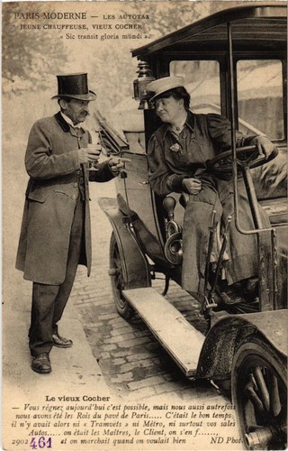 Old postcard paris les - paris,