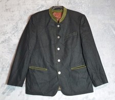 Vintage Walbusch H. Moser Austrian Loden Jacket 44" Chest Green Trim Salzburg