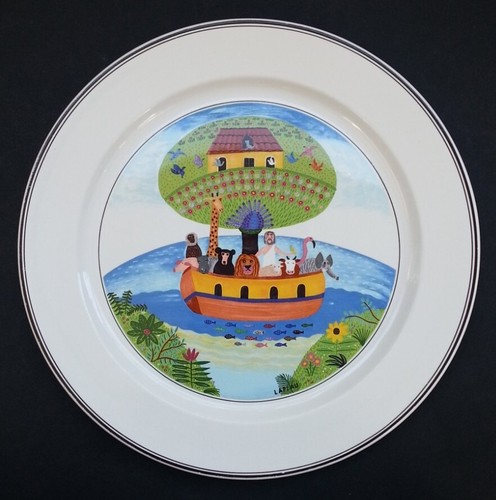 Superbe grand plat - plat, de