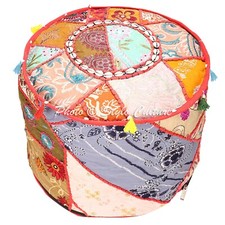 Nouveau tabouret boho patchwork pouf ottoman vintage décor de salon ethnique