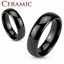 Bague homme mariage céramique noire