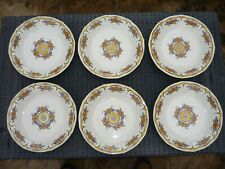 6 ASSIETTES ART DECO CERAMIQUE