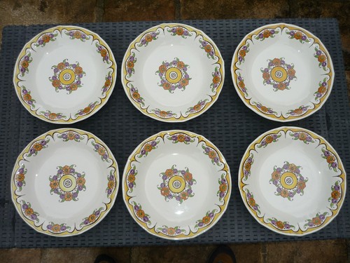 Assiettes art deco - assiettes,