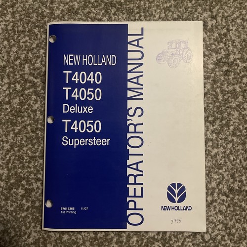 New holland t4040 - holland, deluxe