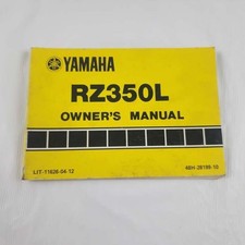 OEM Genuine Yamaha Owner's Manual Book 1984 RZ350L RZ350 RZ 350