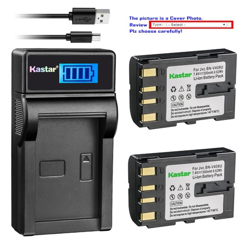 Kastar battery lcd charger - lcd, for