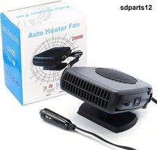 Chauffage de Voiture 12V 200W Dégivrage Prise Allume-cigare Réchauffeur Portable