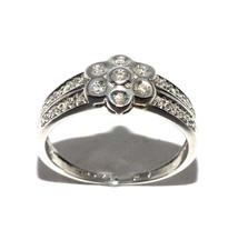 Bague En Or Blanc 9 Carats