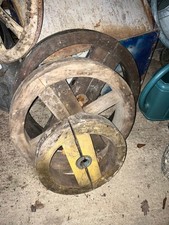 Poulie / roue en bois pour