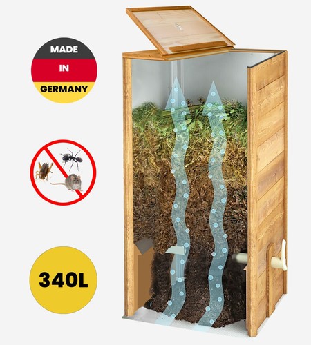 Supercomp composteur bois - composteur, en