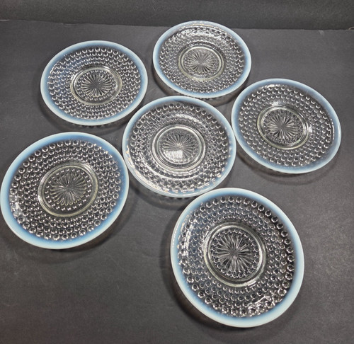 Vintage moonstone hobnail - moonstone,