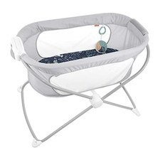 Fisher-Price Soothing View Vibe Bassinet – Moonlight Forest Folding Portable