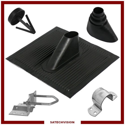 Set fixation pour mât de - pour,
