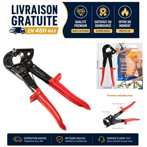 Coupe câble cliquet - à, hs325a