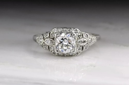Bague fiançailles ancienne - bague, de