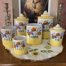 Série de six pots à épices