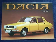 Dacia 1300 L GL Break Brochure 1979 Perforated