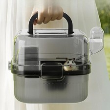 Habitat polyvalent à 2 niveaux pour hamsters, lapins, cochons d'Inde, rats