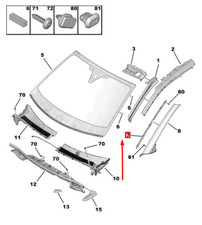 Garniture de cadre droit de