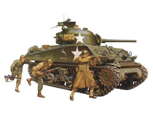 Tamiya tank sherman m4a3 wwii - tamiya,