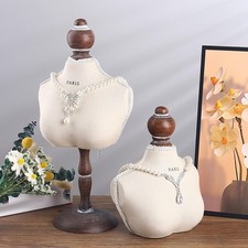 Présentoir de collier de buste, support d'affichage de buste de bijoux pour