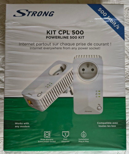 Kit cpl strong 500 mbps - kit,