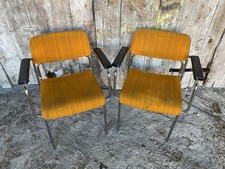 Paire Fauteuil Ancien Métal