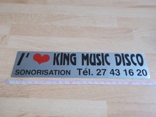 KING MUSIC DISCO STICKER - SOUND