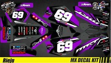 Kit Déco Moto pour / Mx Decal Kit for Rieju MRT MRT Pro - Purple Race