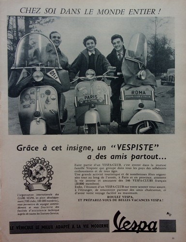 Publicite advertising vespa - publicite,