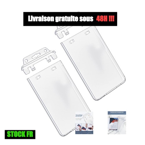 Porte badges verrouillables - porte-badges,
