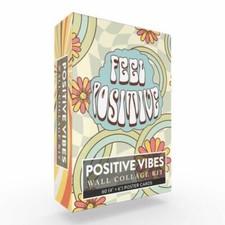 Positive Vibes Wall Collage Kit : 60 Affirmation Cards to Make Your Space Fee...