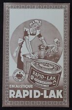 Buvard Encaustique RAPID-LAK Cygne Noir Cavalier King Charles chien blotter 3