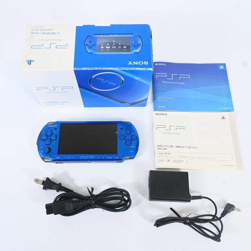 Sony psp 3000 vibrant blue - vibrant,